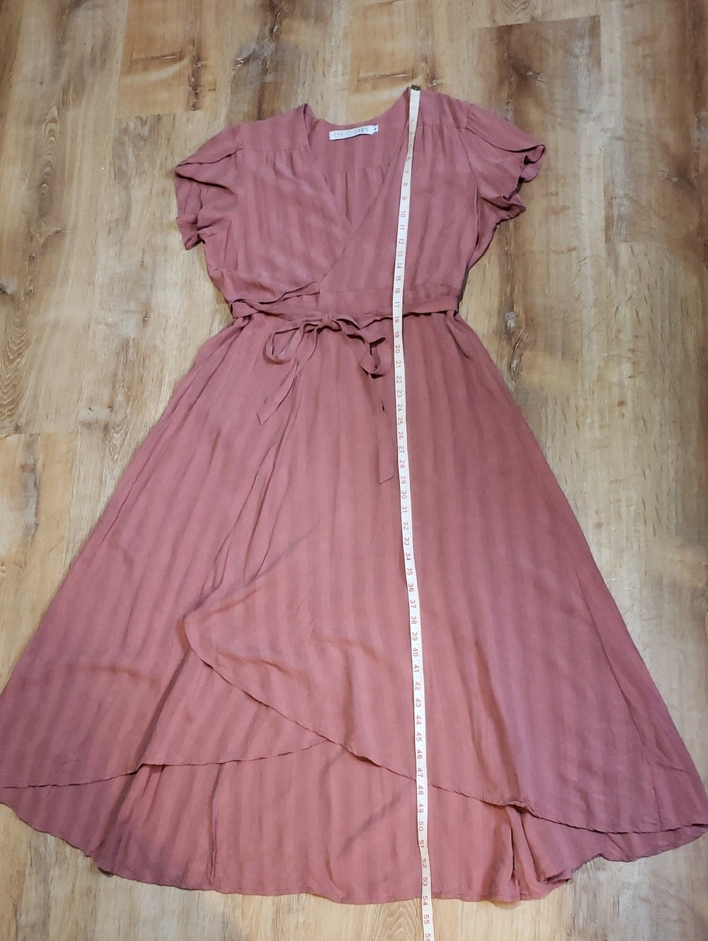 RARE EUC Christy Dawn Autumn Wrap Dress In "Dusty Mauve", Size XL - Picture 11 of 12